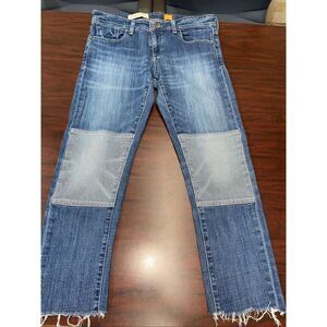 Pilcro and the Letterpress Hyphen Patched Jeans Size 29 -Patchwork Knees